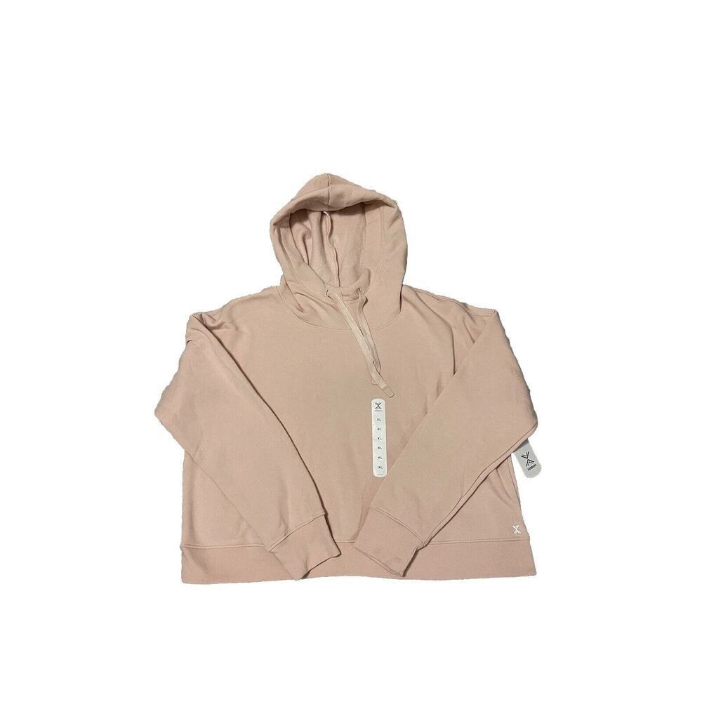 Women Cowl Neck Hoodie Xersion Size X Large Pink NWT - Picture 4 of 7